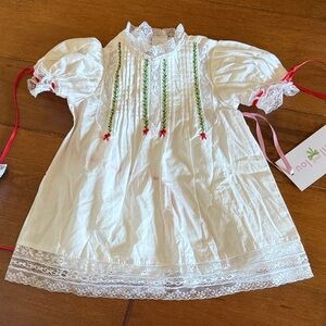 Christmas heirloom dress Cecil and Lou NWT 6m